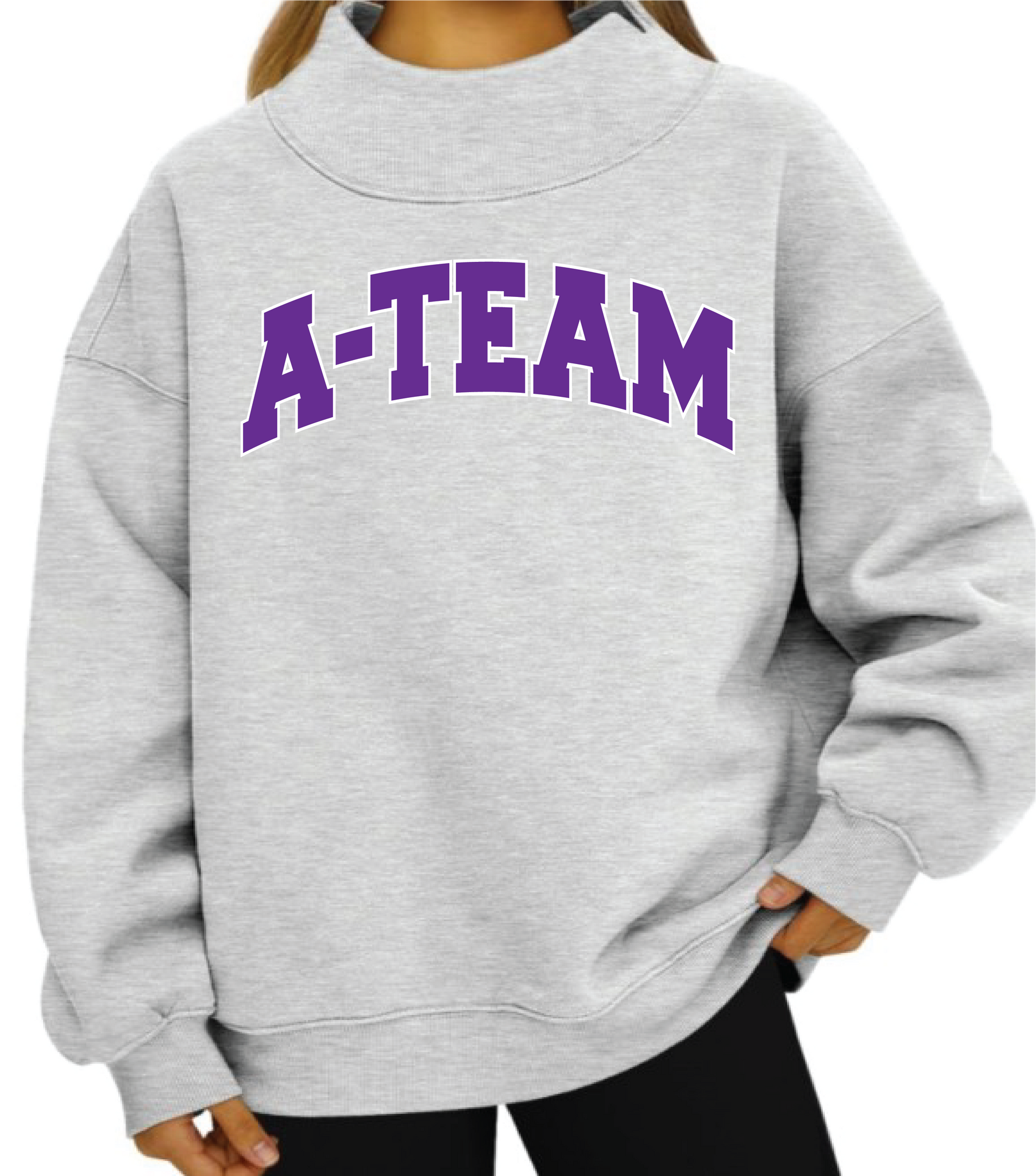 A-Team Mock Neck Sweatshirt