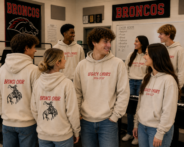 Legacy Choir Classic Bronco Hoodie