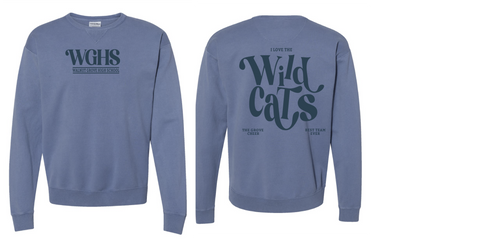 I Love The Wildcats Crewneck Sweatshirt