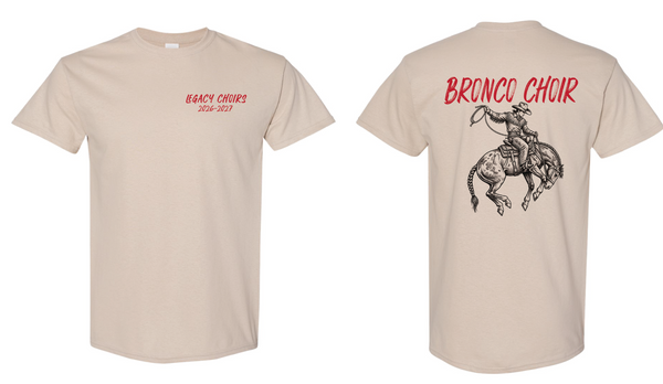 Legacy Choirs Classic Bronco TShirt