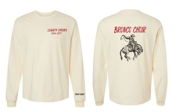 Legacy Choirs Classic Bronco Long Sleeve Tshirt