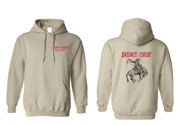 Legacy Choir Classic Bronco Hoodie