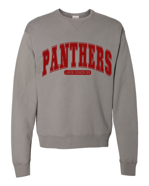 Panthers Jersey Notch Crewneck