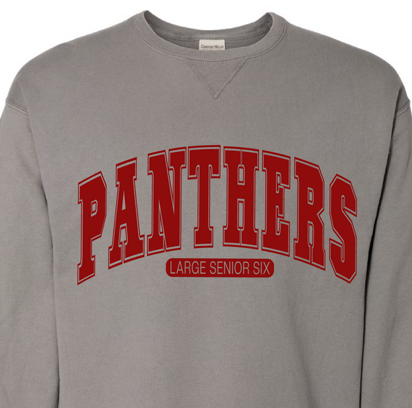 Panthers Jersey Notch Crewneck