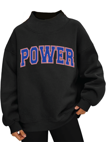 Power Mock Neck Sweatshirt
