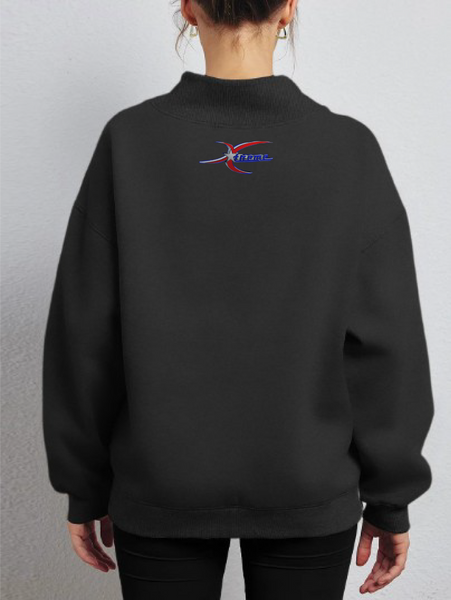 Power Mock Neck Sweatshirt