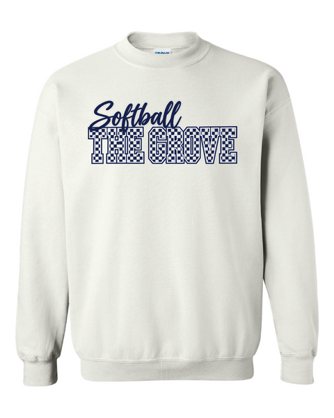 Walnut Grove Softball Checkered Design Tshirt