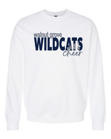 Wildcats Cheer Crewneck Sweatshirt